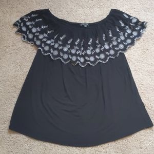 Black summer top
